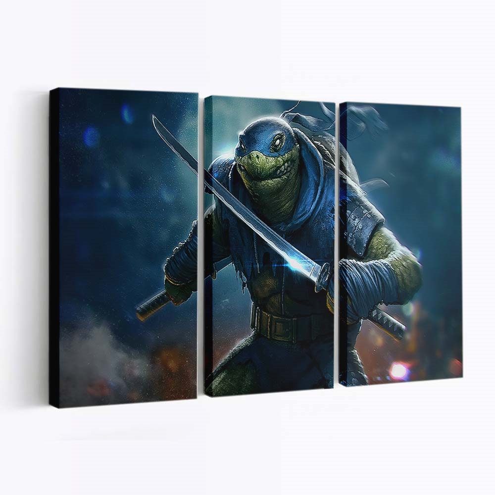 Ninja Turtles Leo Wandbild für Kinder