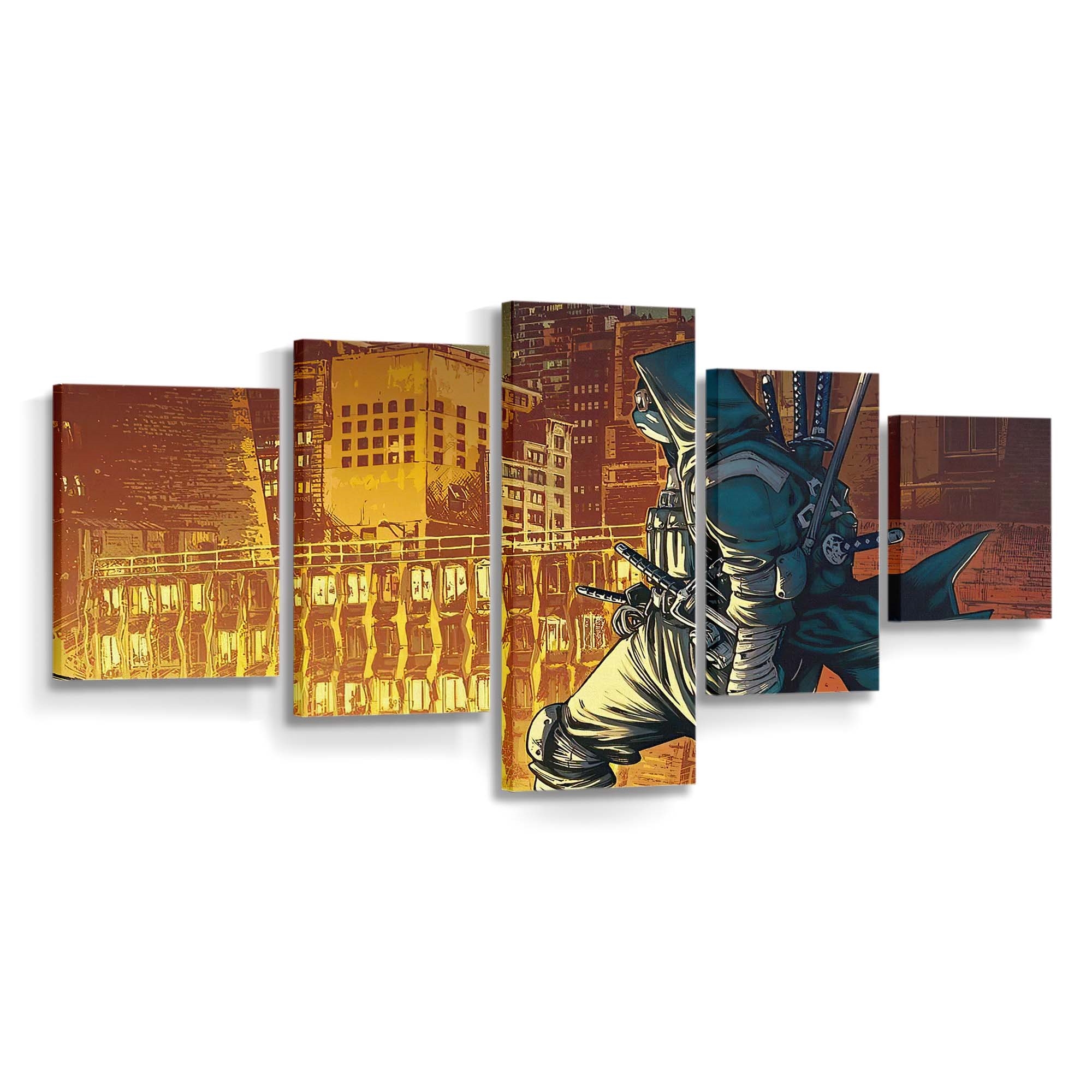 Ninja Turtles Santolouco Leinwandbild 