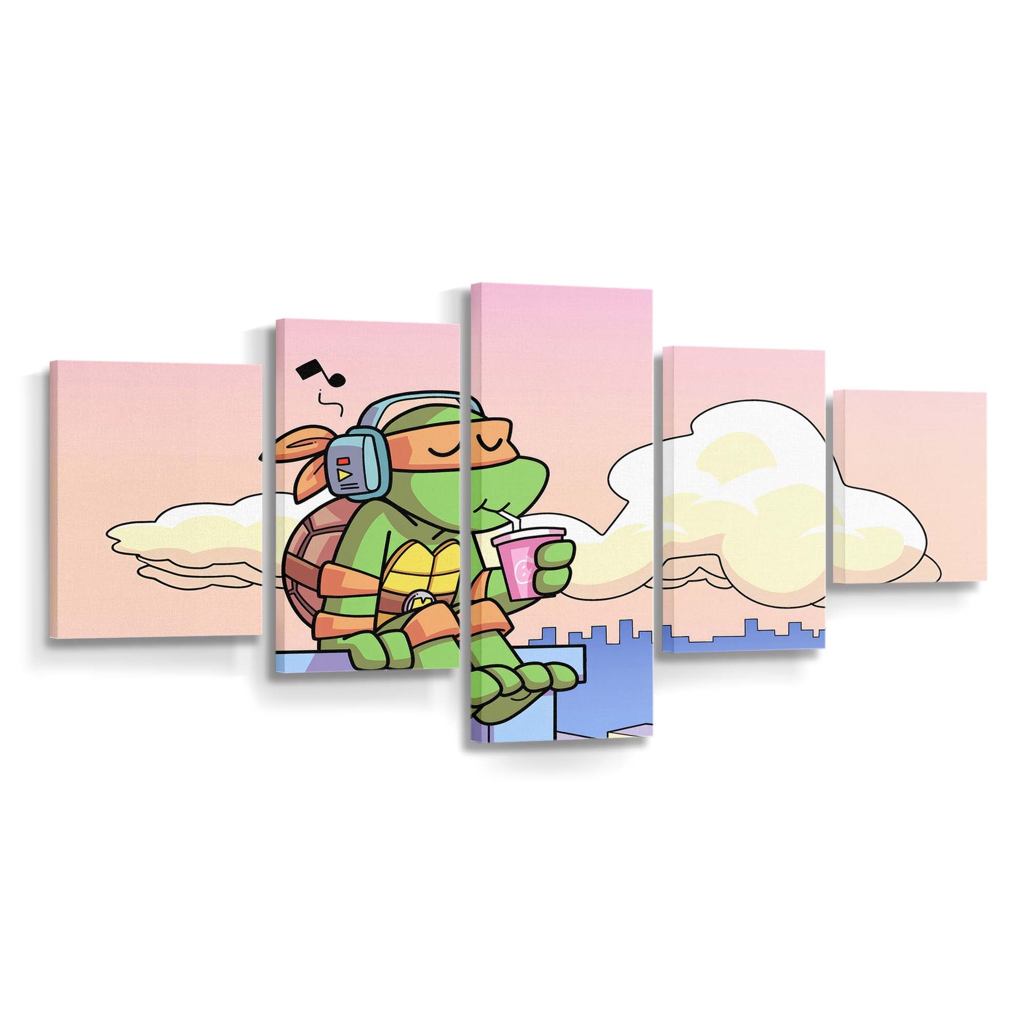 Ninja Turtles Leinwandbild für Fans