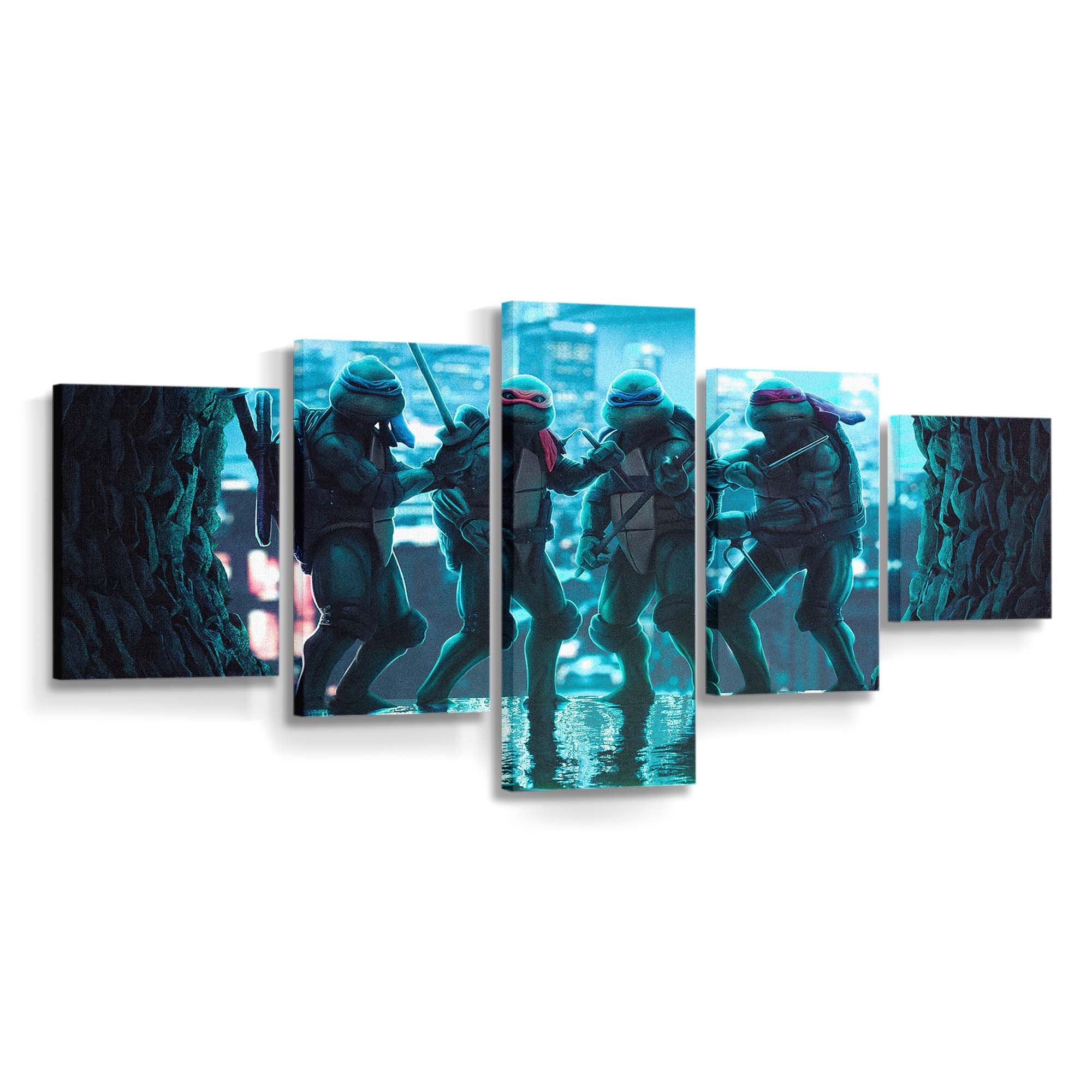 Ninja Turtles 2020 Kunst Leinwanddruck