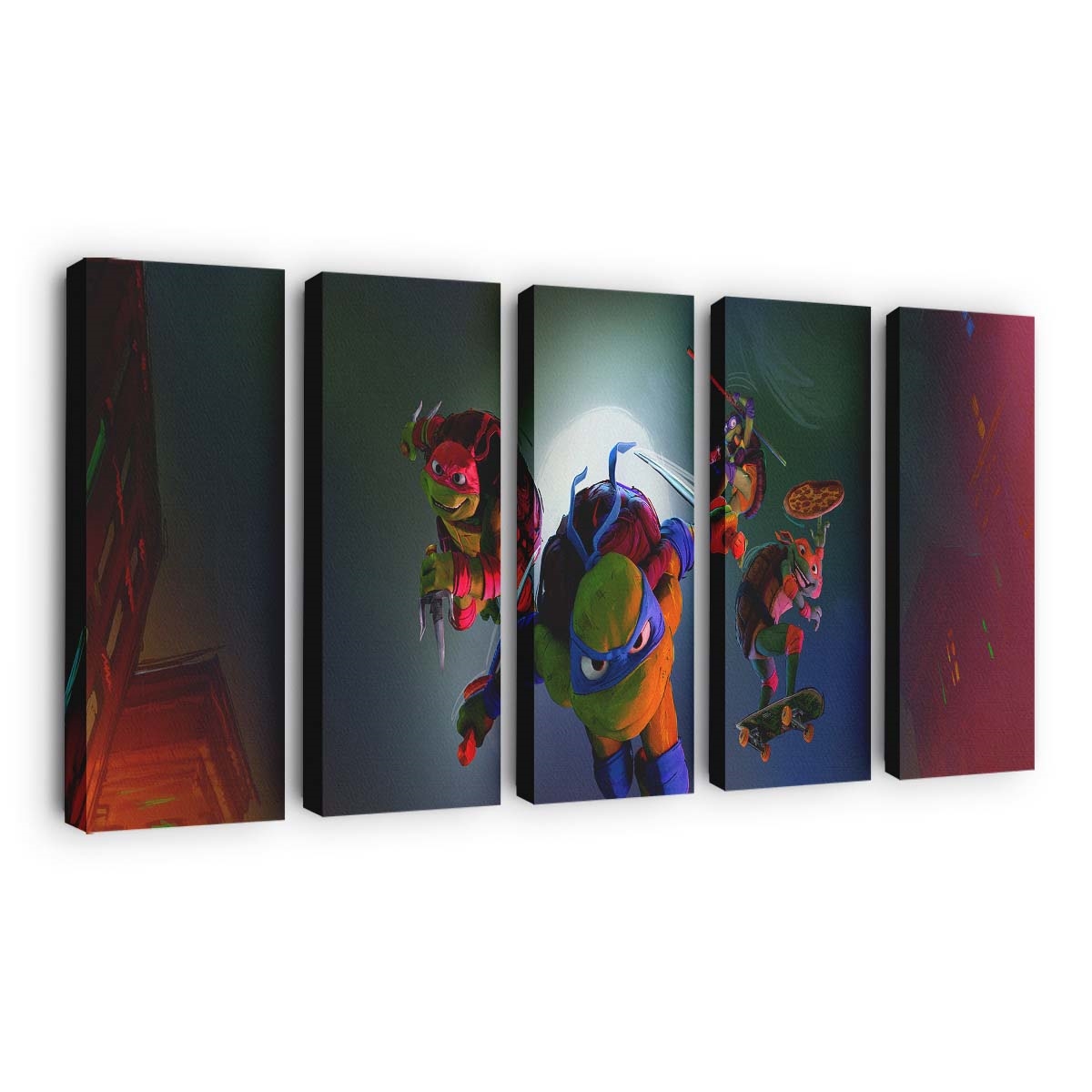 Ninja Turtles Mutant Mayhem Leinwandbild