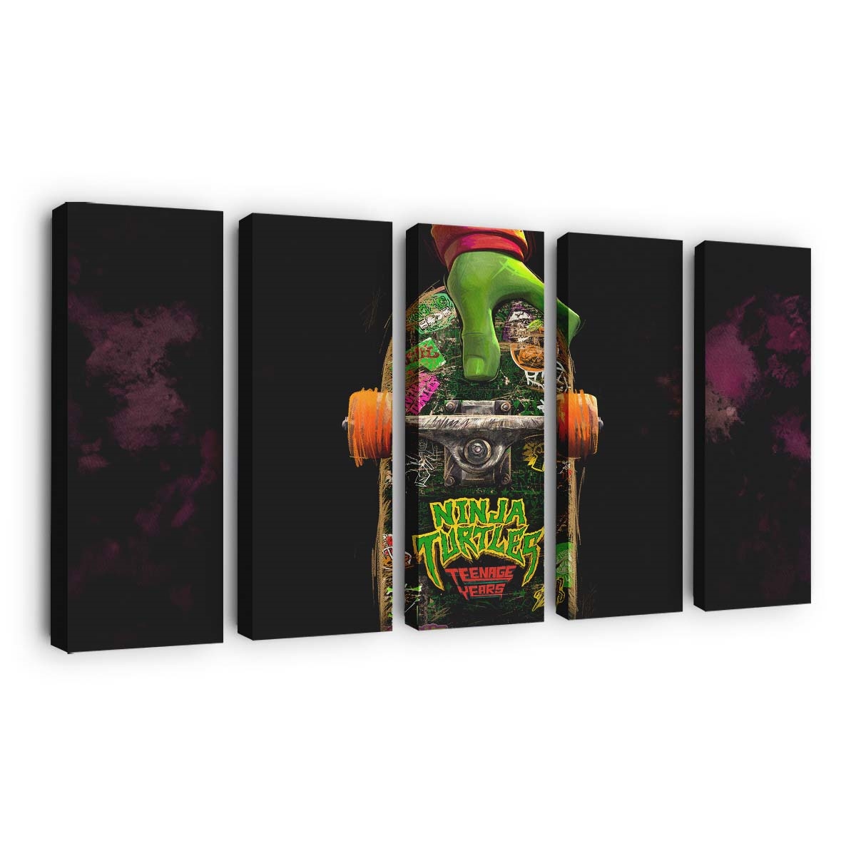 Ninja Turtles Mutant Mayhem Wandbild Kunst
