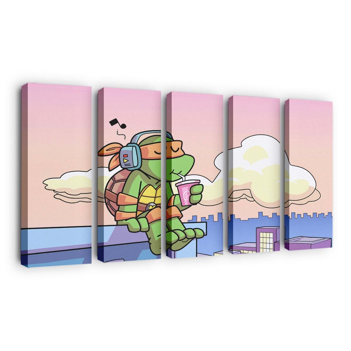 Ninja Turtles Leinwandbild für Fans