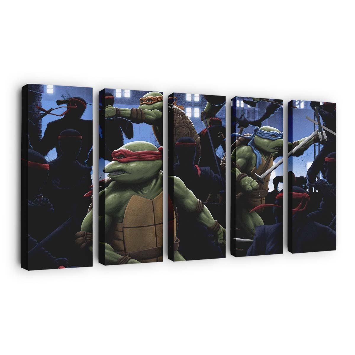 Ninja Turtles Animated Leinwandbild Ninja Turtles Animated Leinwandbild – Bild 2