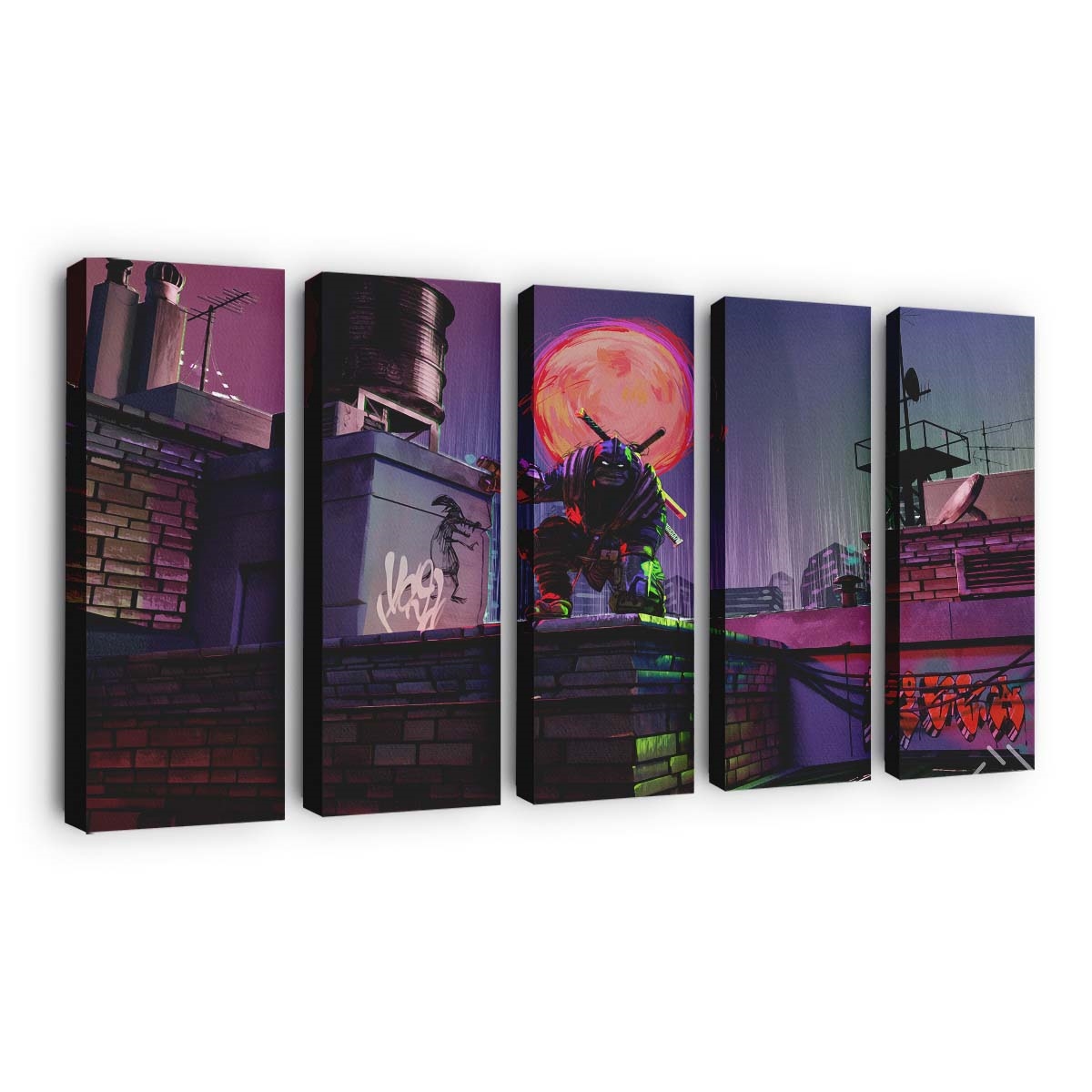 Ninja Turtles Last Ronin Wandbild Kunst