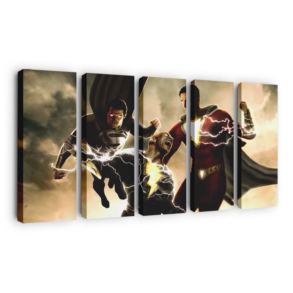 Shazam Superman X Shazam X Black Adam Leinwand – DC Held mit