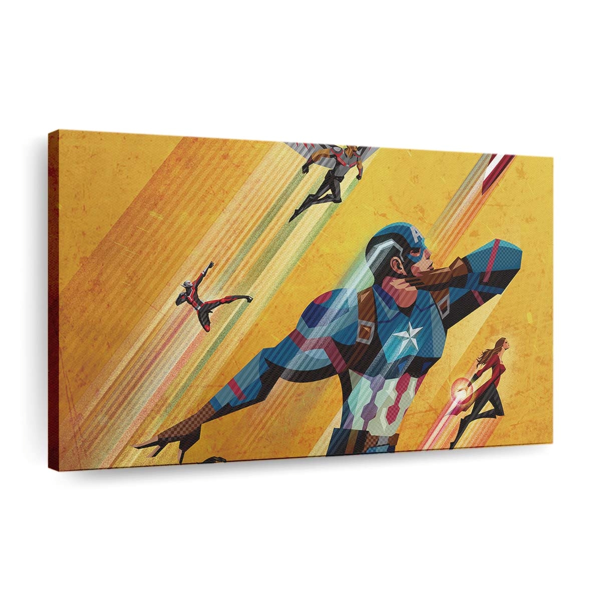 Team Captain America Civil War Leinwandbild – Marvel Wandbild & Wanddeko