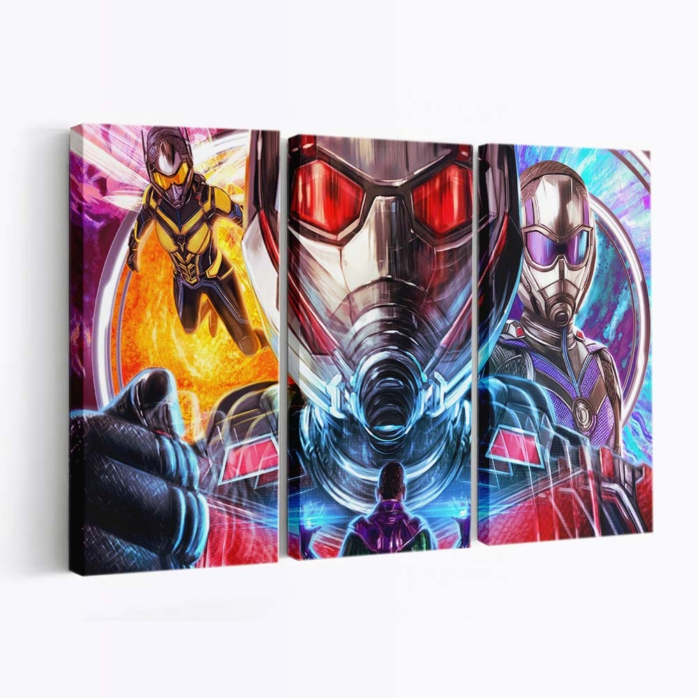 Ant Man und die Wespe: Quantumania Artwork Leinwandbild – Marvel Wandbild & Wanddeko