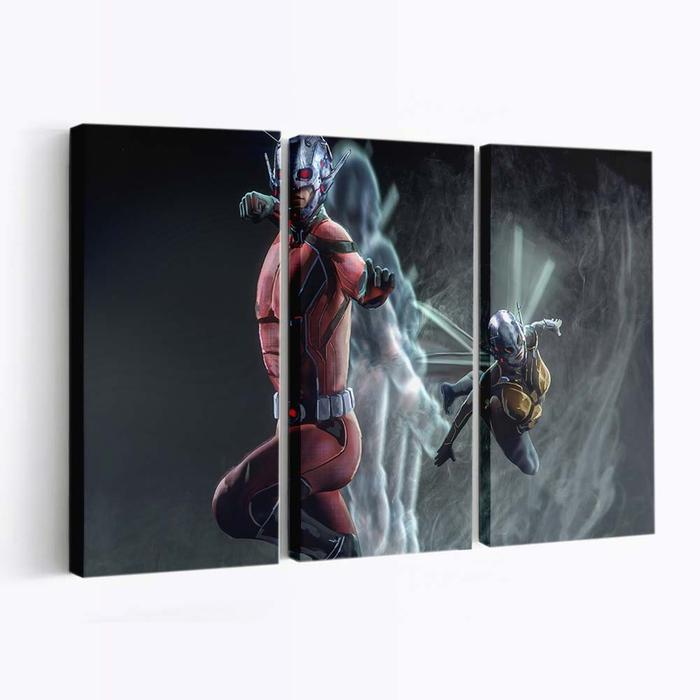 Ant Man und die Wespe Marvel Superhelden Leinwandbild – Marvel Wandbild & Wanddeko