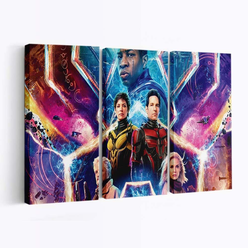 Antman und die Wespe Quantumania 3D Leinwandbild – Marvel Wandbild & Wanddeko