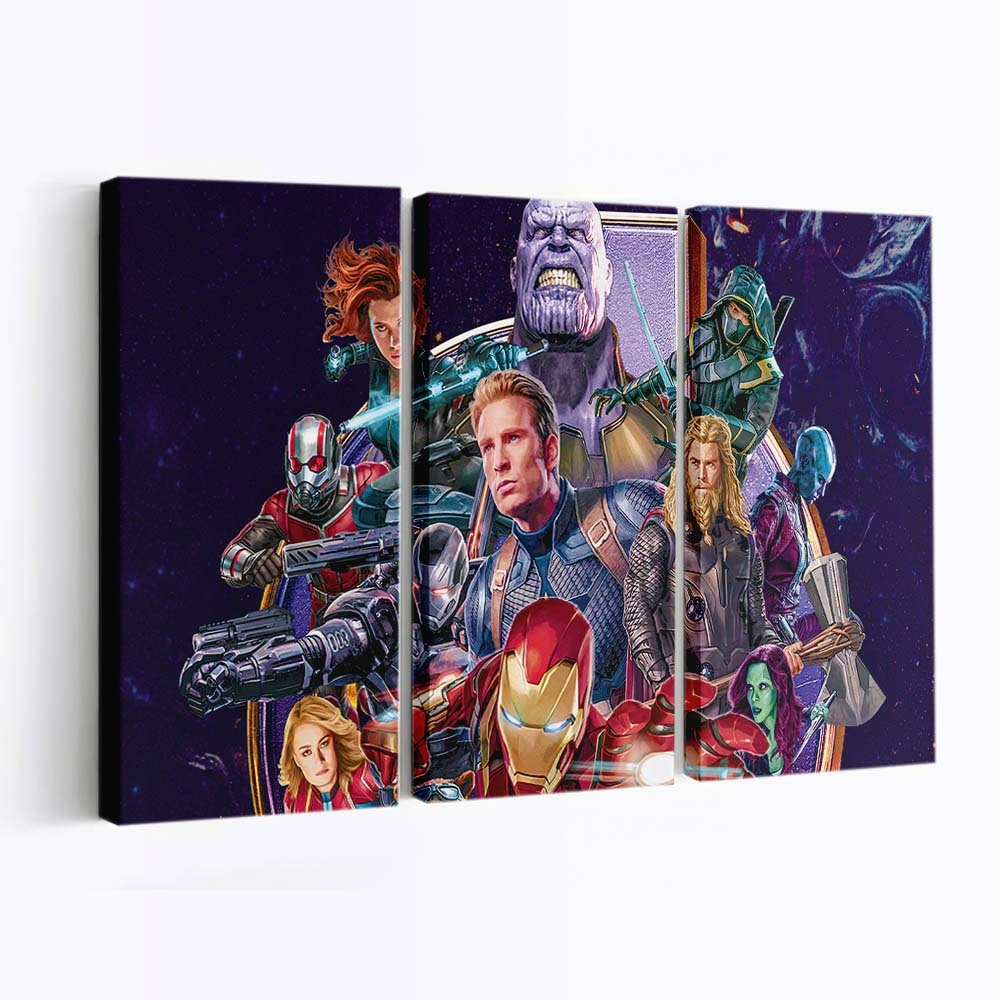 Avengers End Game Heroes Leinwandbild – Marvel Wandbild & Wanddeko