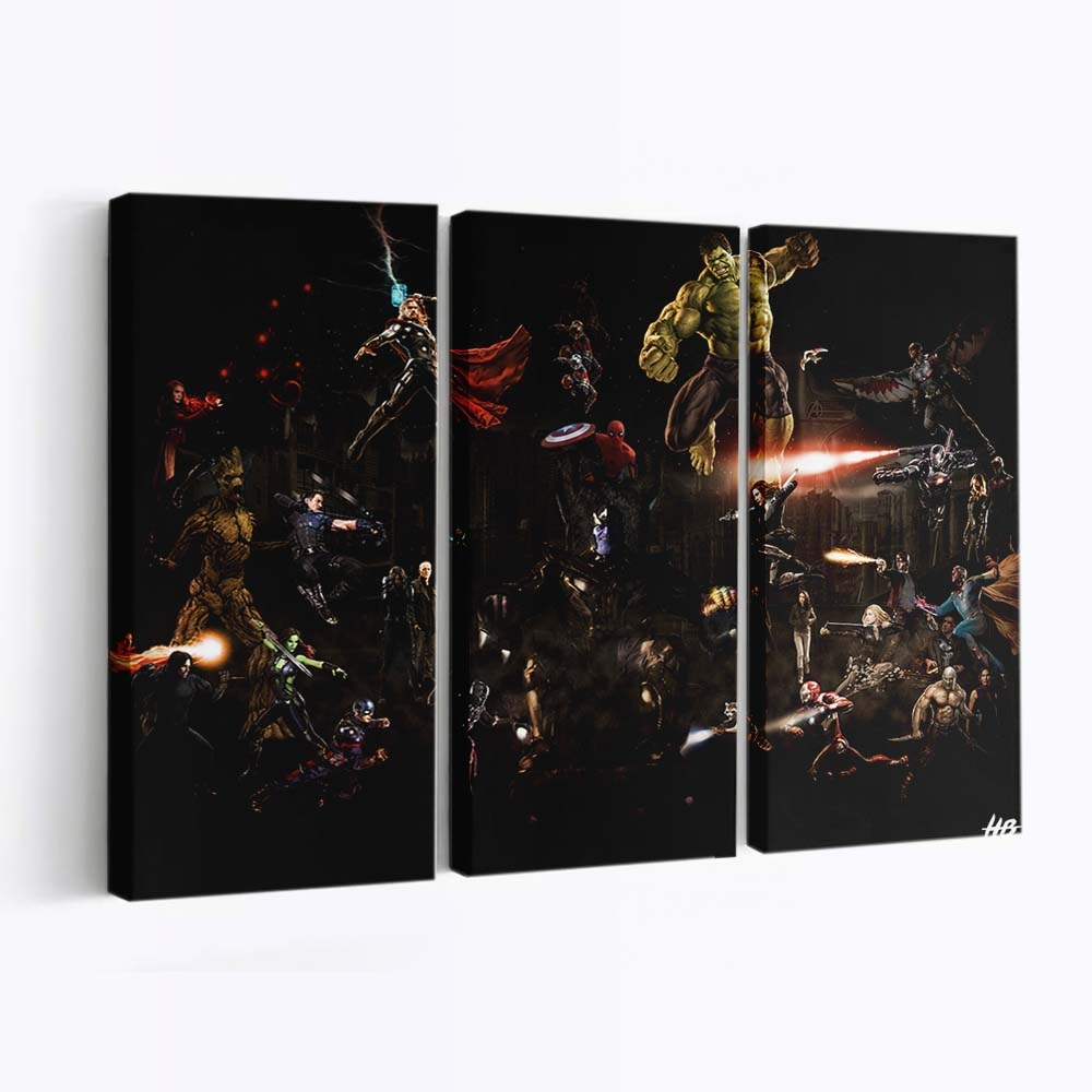 Avengers Infinity War Artwork Leinwandbild – Marvel Wandbild & Wanddeko