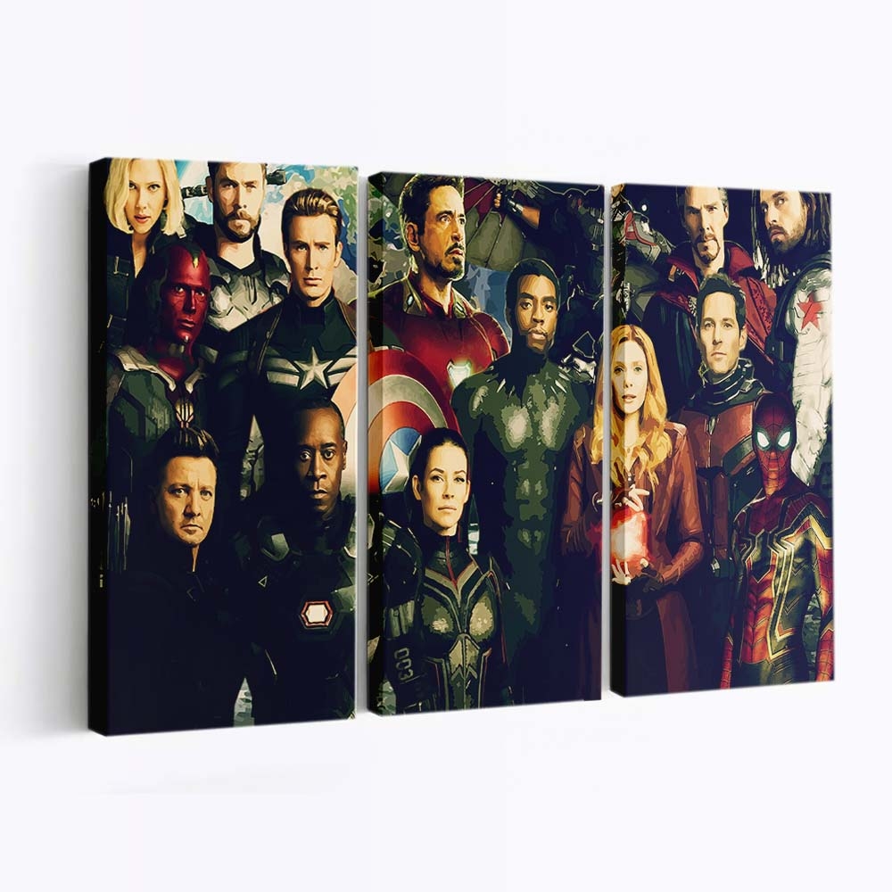 Avengers Infinity War New Artwork Leinwandbild – Marvel Wandbild & Wanddeko Avengers Infinity War New Artwork Leinwandbild – Marvel Wandbild & Wanddeko – Bild 2