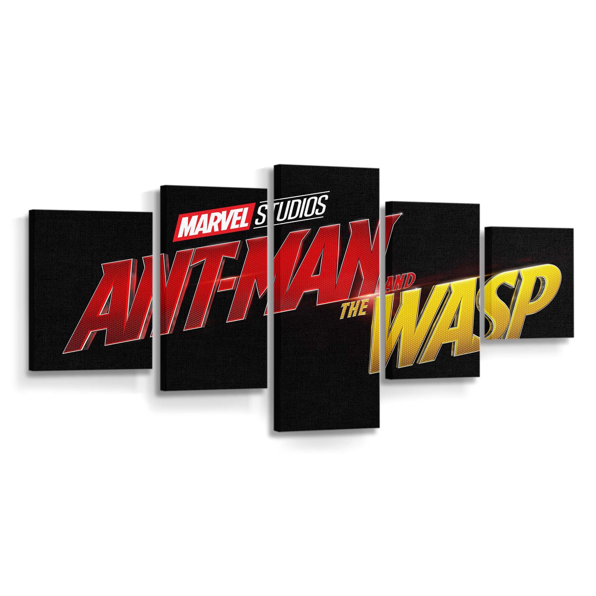 Ant Man und die Wespe Film Logo Leinwandbild – Marvel Wandbild & Wanddeko