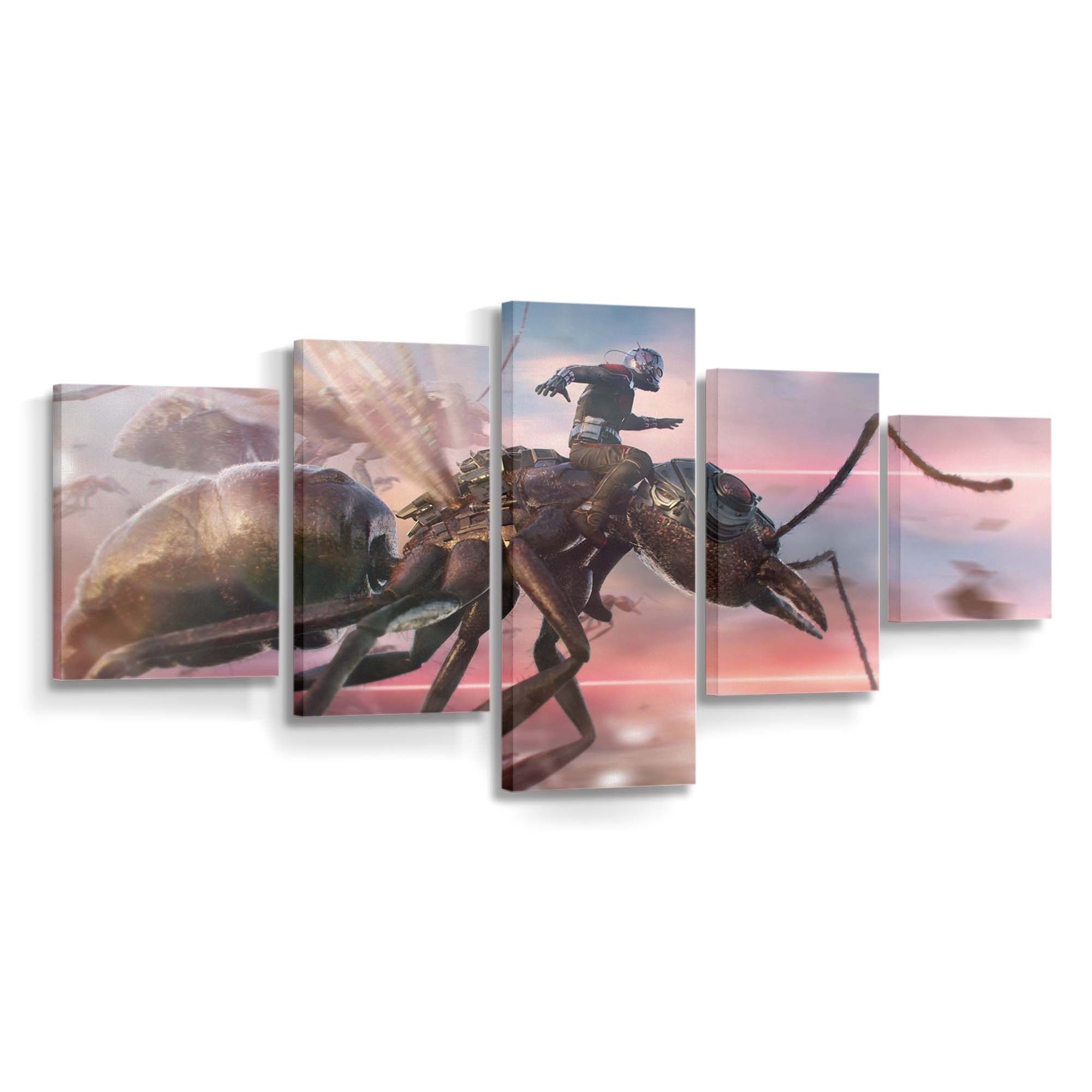 Ant Man Illustration Leinwandbild – Marvel Wandbild & Wanddeko