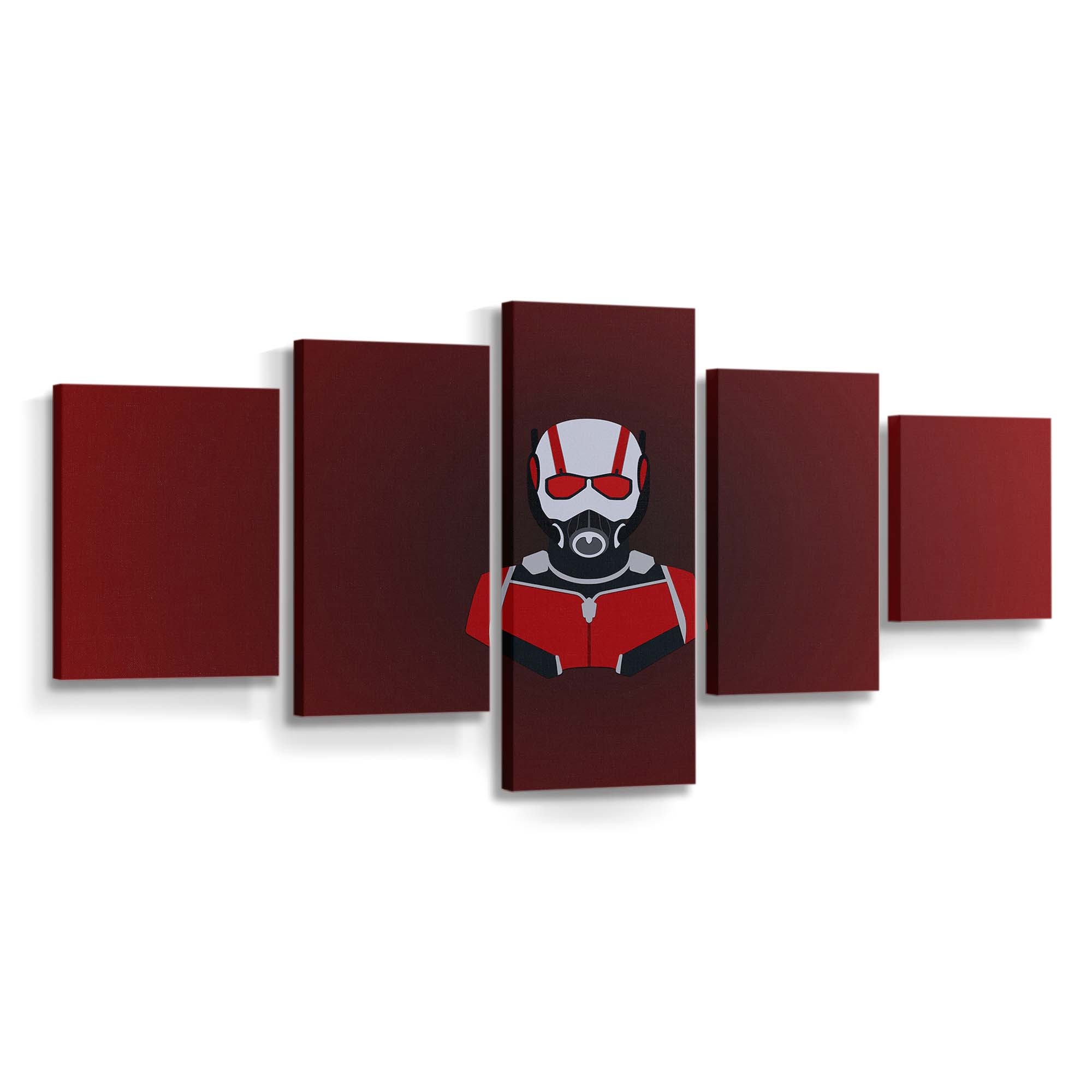 Ant Man Minimalismus Leinwandbild – Marvel Wandbild & Wanddeko