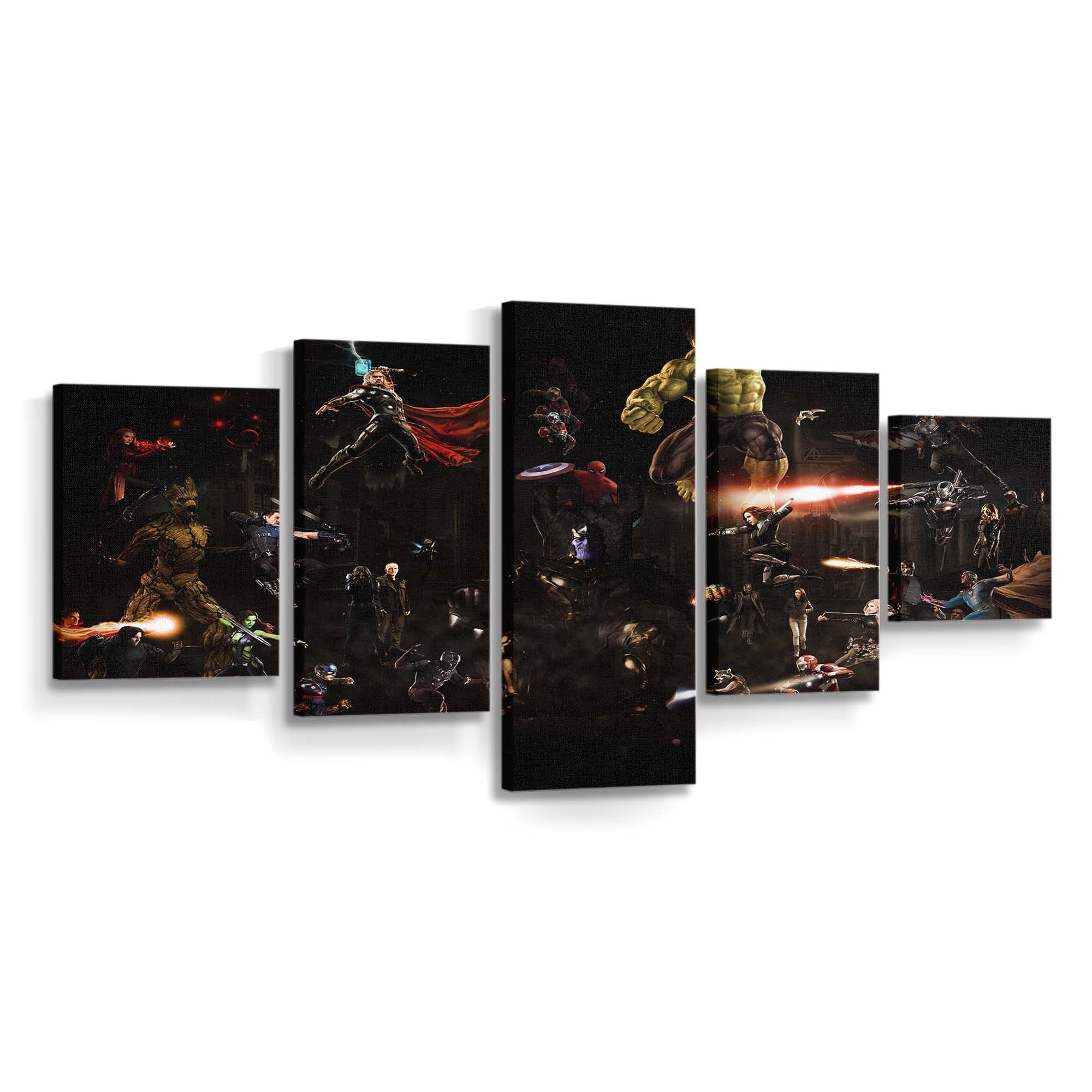 Avengers Infinity War Artwork Leinwandbild – Marvel Wandbild & Wanddeko