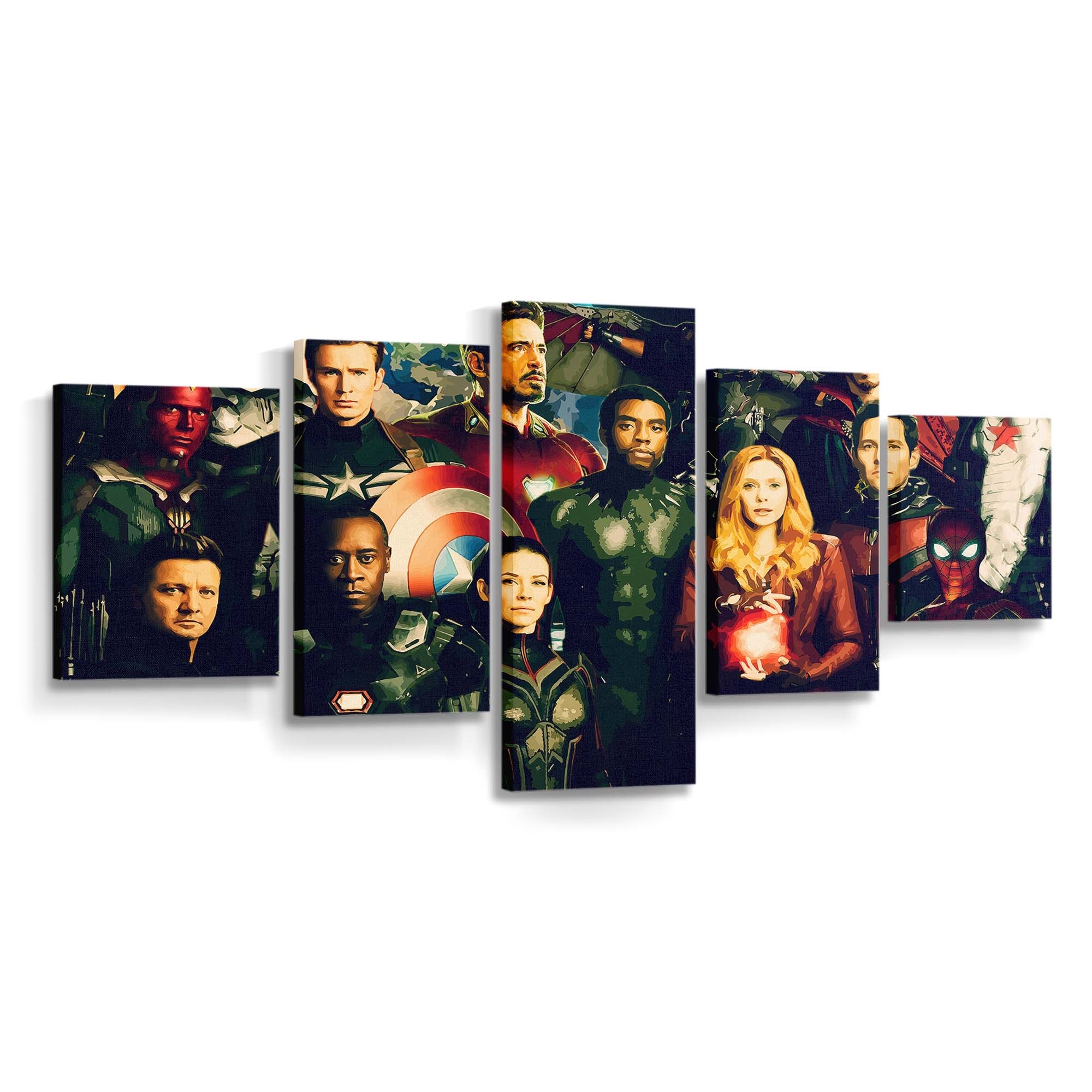 Avengers Infinity War New Artwork Leinwandbild – Marvel Wandbild & Wanddeko
