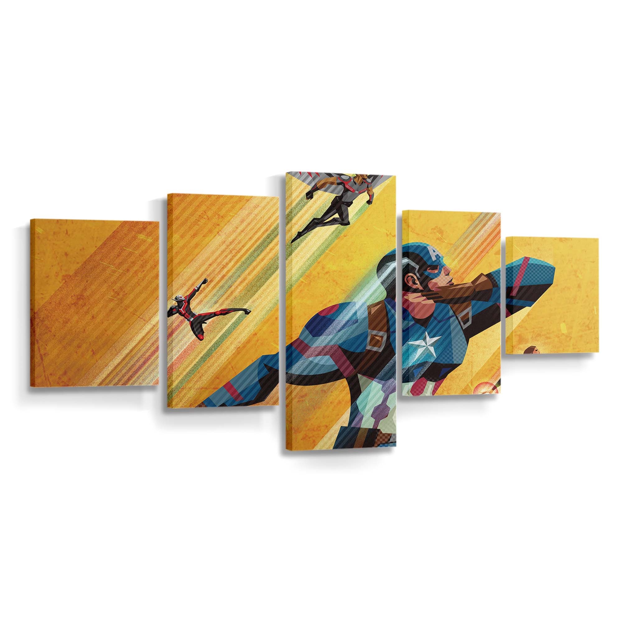 Team Captain America Civil War Leinwandbild – Marvel Wandbild & Wanddeko