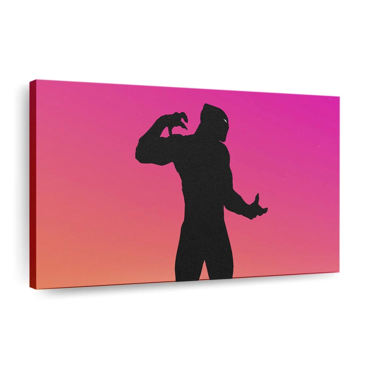 Black Panther Kunst Leinwandbild - Marvel Wandbild 5