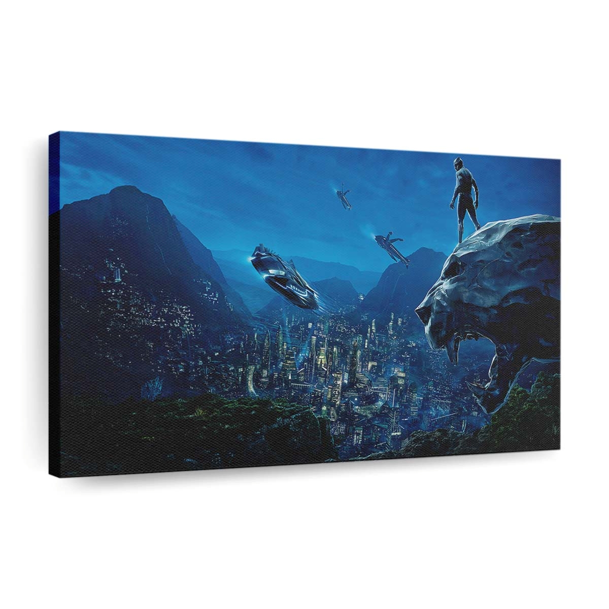 Black Panther Film Leinwandbild - Marvel Wandbild