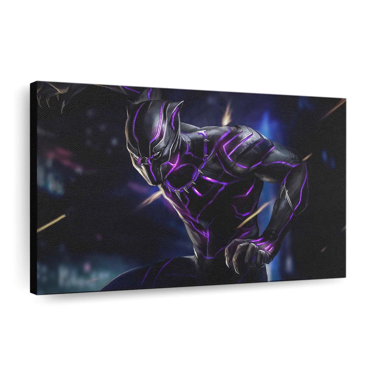 Black Panther Neu Leinwandbild - Marvel Wandbild 2
