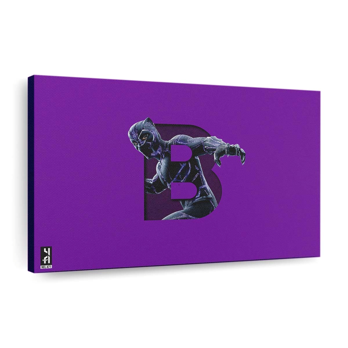 Black Panther Kunst Leinwandbild - Marvel Wandbild 0