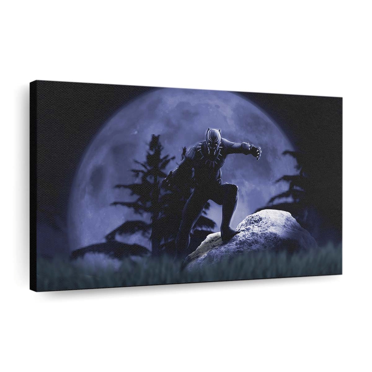 Black Panther Kunstwerke 208 Leinwandbild - Marvel Wandbild 2