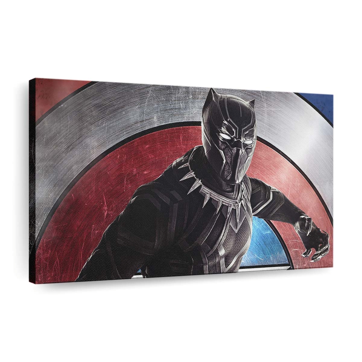 Black Panther Bürgerkrieg Leinwandbild - Marvel Wandbild