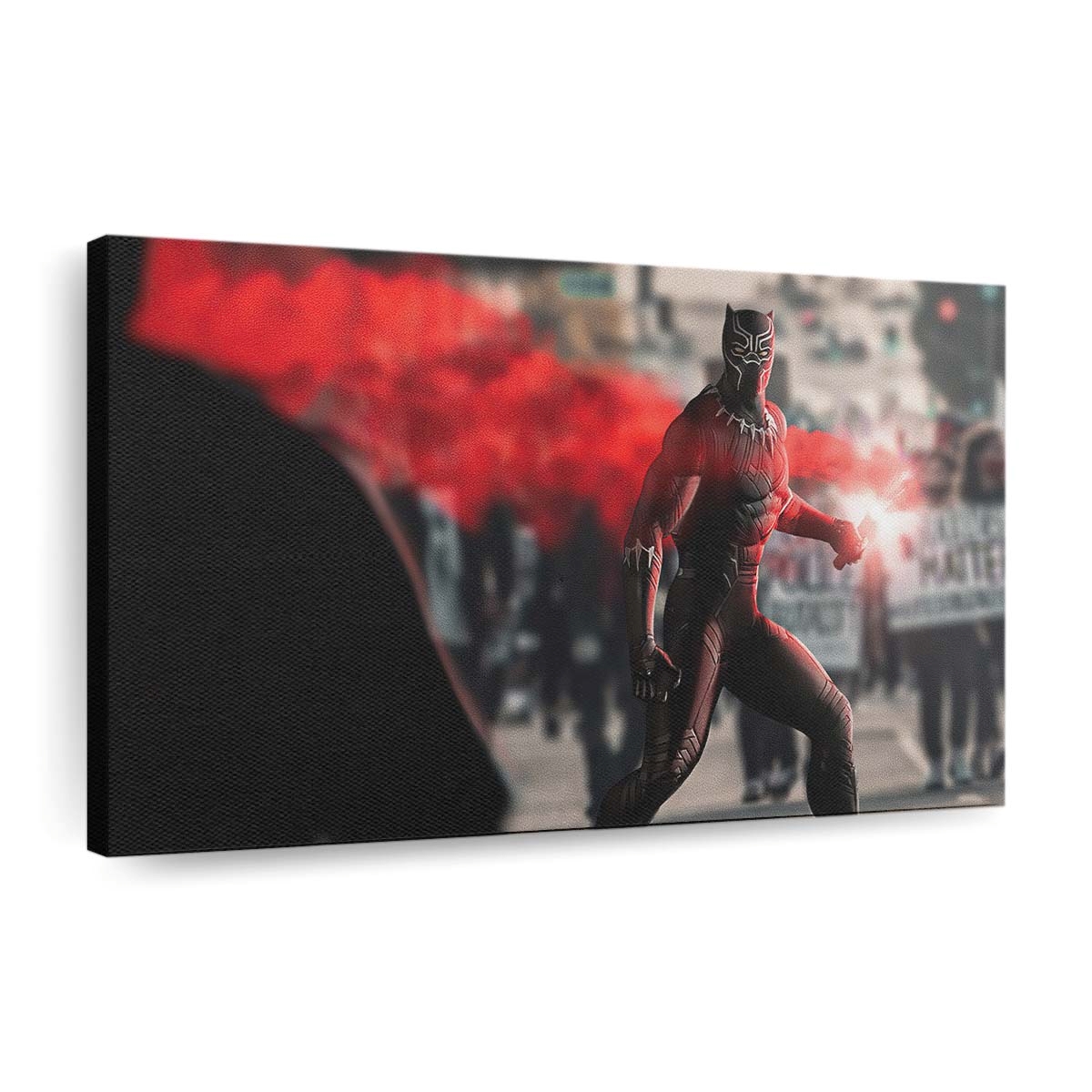 Black Panther Black Lives Matter Leinwandbild - Marvel Wandbild