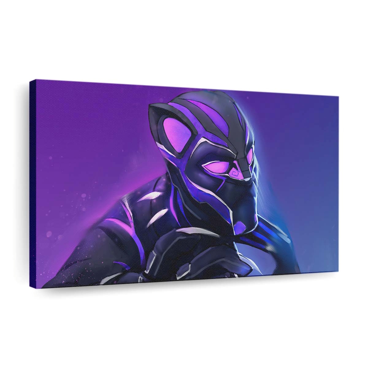 Black Panther Comic Fanart Leinwandbild - Marvel Wandbild