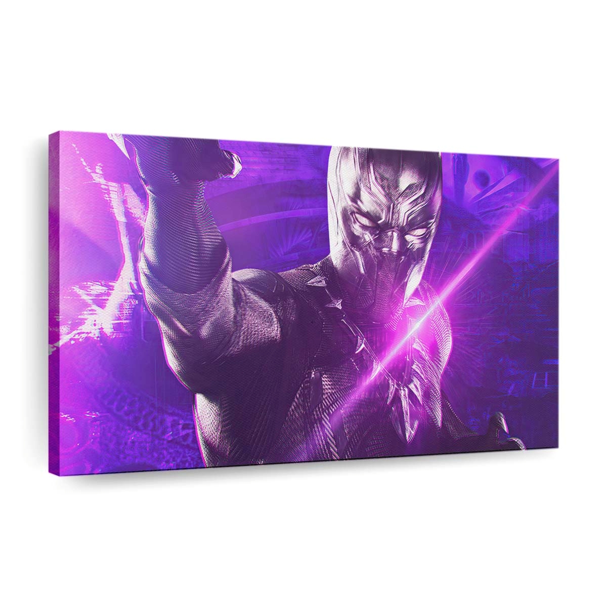 Black Panther Illustrator Leinwandbild - Marvel Wandbild