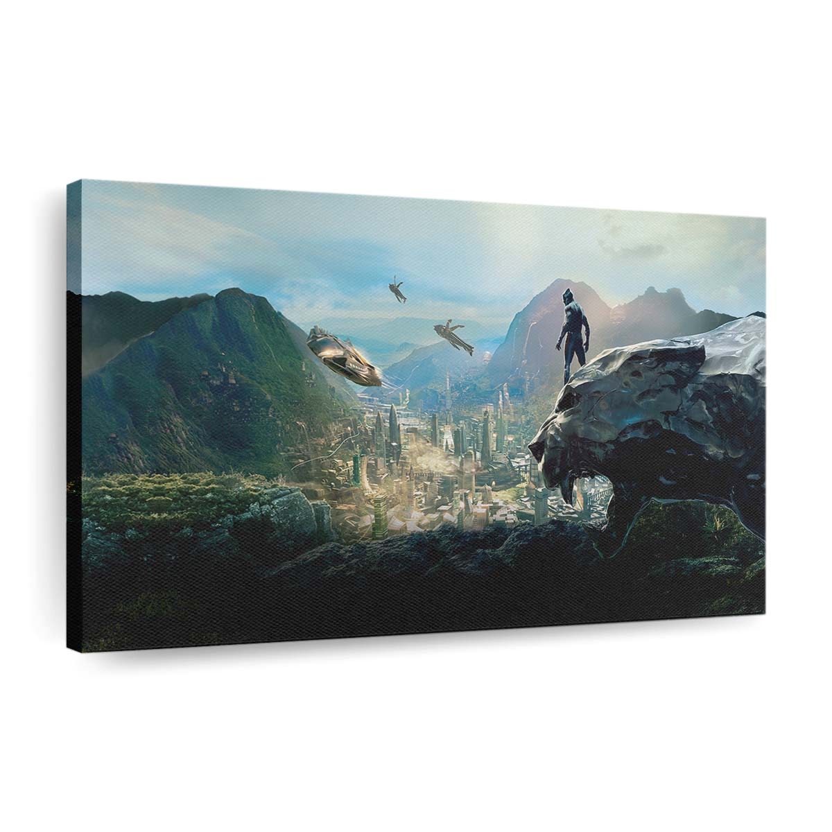 Black Panther Film Leinwandbild - Marvel Wandbild 2