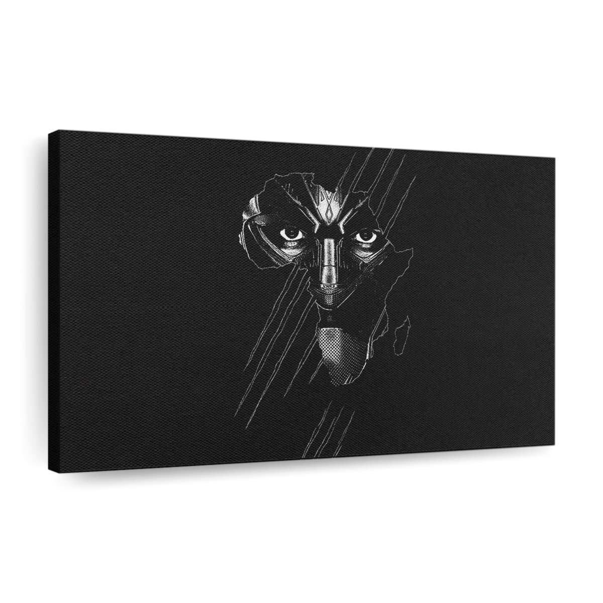 Black Panther Real 3D Leinwandbild - Marvel Wandbild
