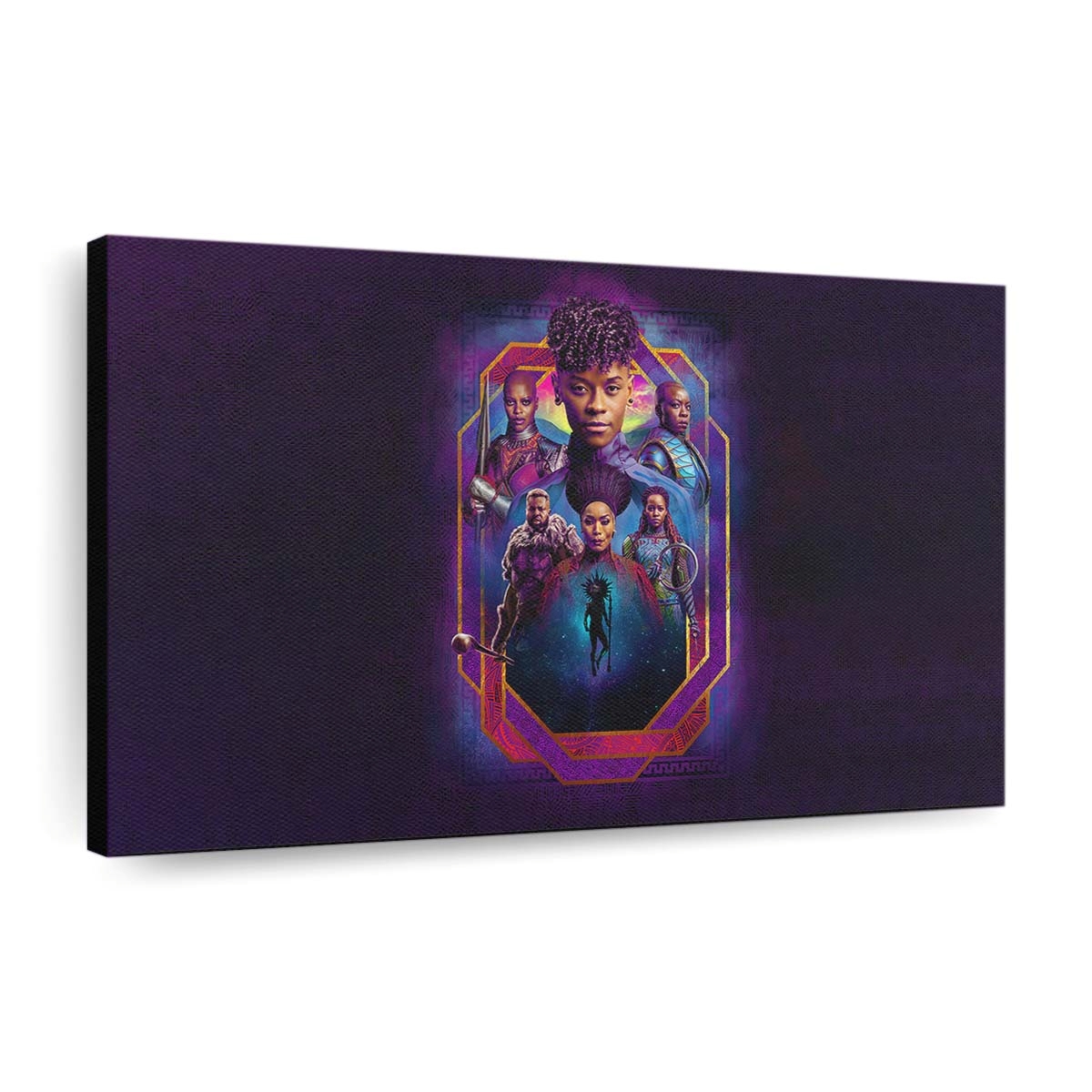 Black Panther Wakanda für immer Film Leinwandbild - Marvel Wandbild 2