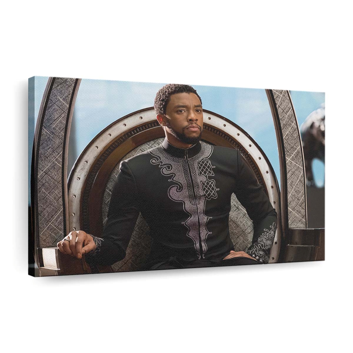 Chadwick Boseman Black Panther 208 Leinwandbild - Marvel Wandbild 2
