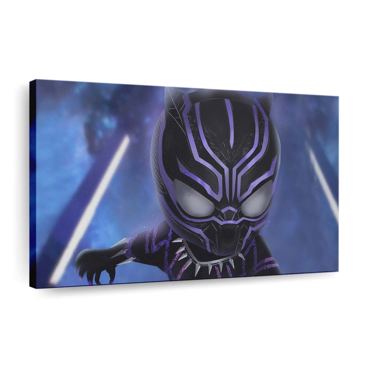 Chibi Black Panther Leinwandbild - Marvel Wandbild
