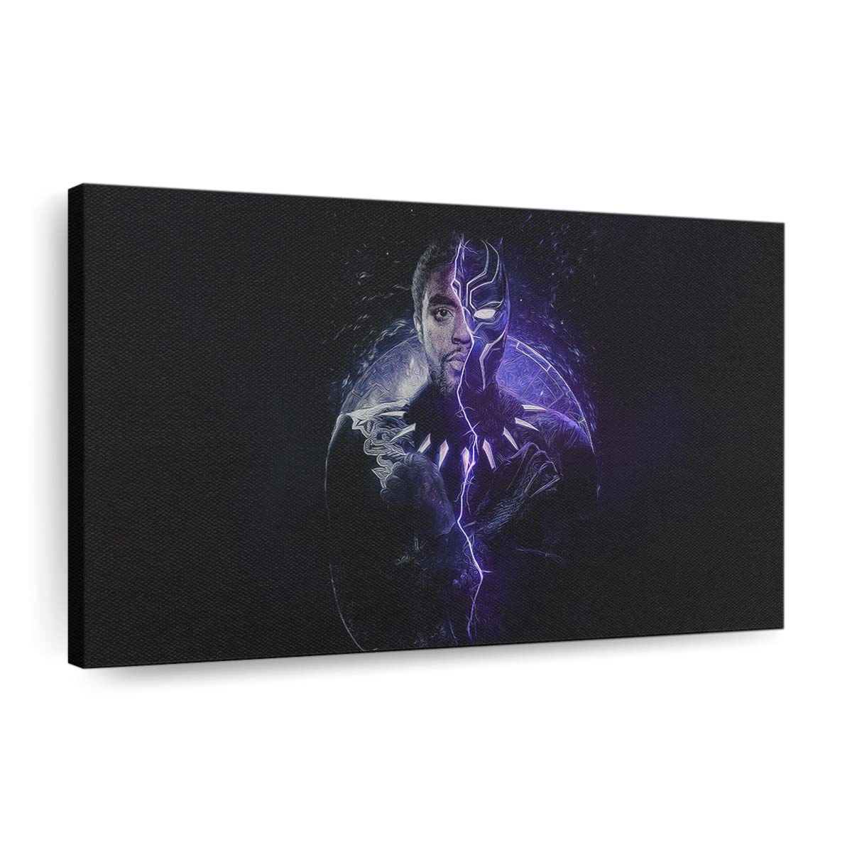 König T Challa Herrschaft Black Panther Herrschaft Leinwandbild - Marvel Wandbild