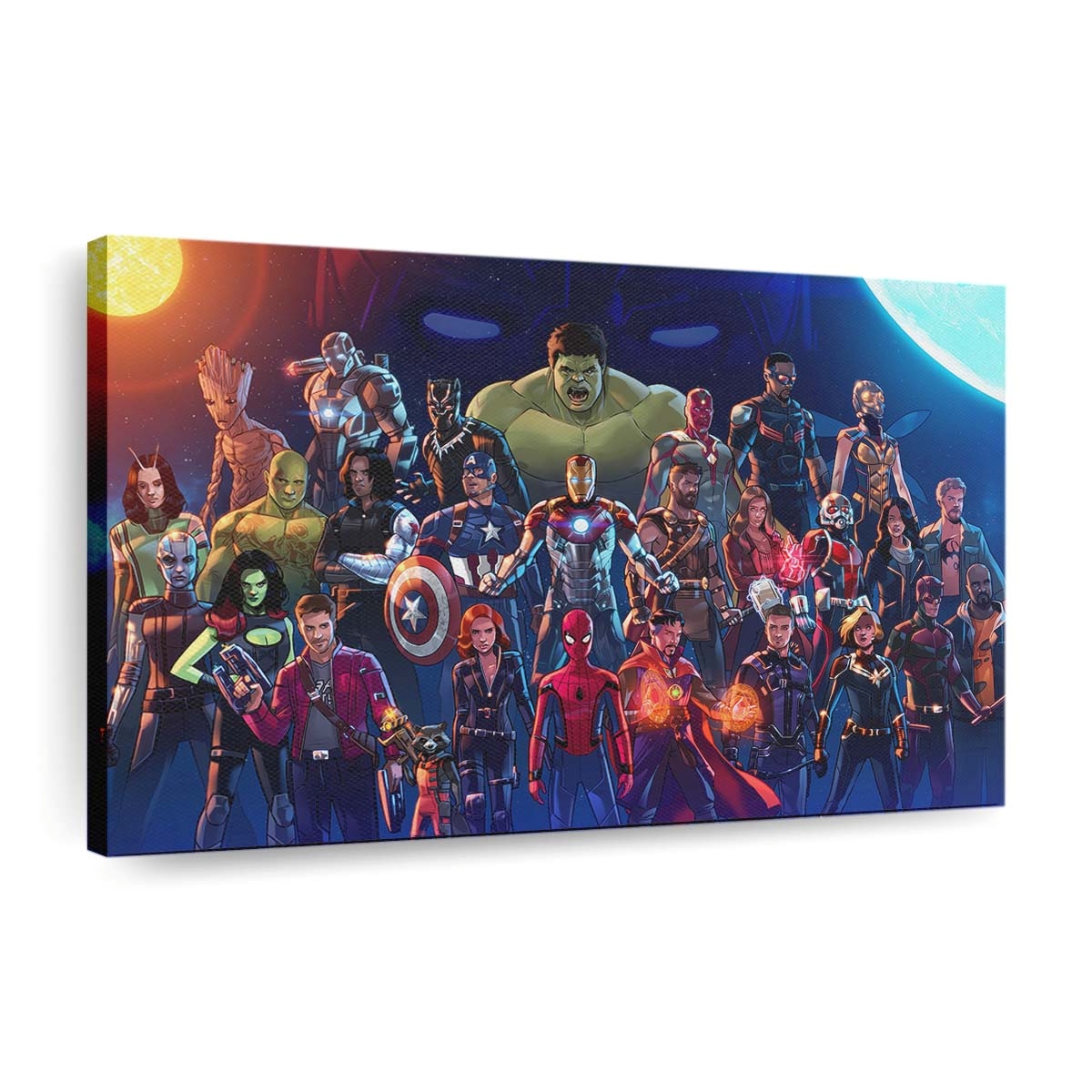 Marvel Cinematic Universe Kunstwerke Leinwandbild - Marvel Wandbild