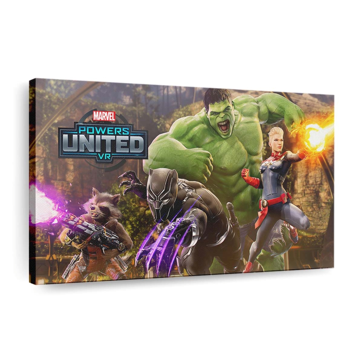 Marvel Power United Vr Leinwandbild - Marvel Wandbild
