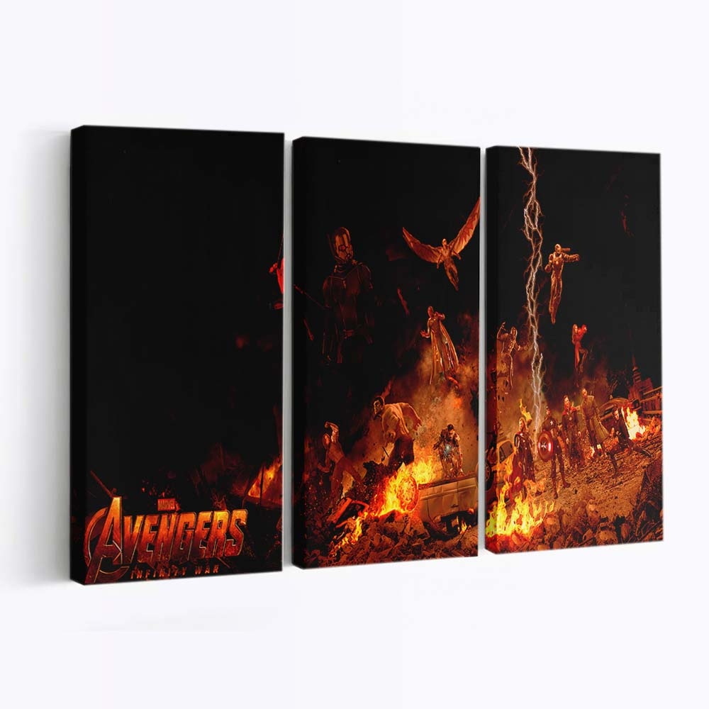 Avengers Infinty War 208 Leinwandbild - Marvel Wandbild