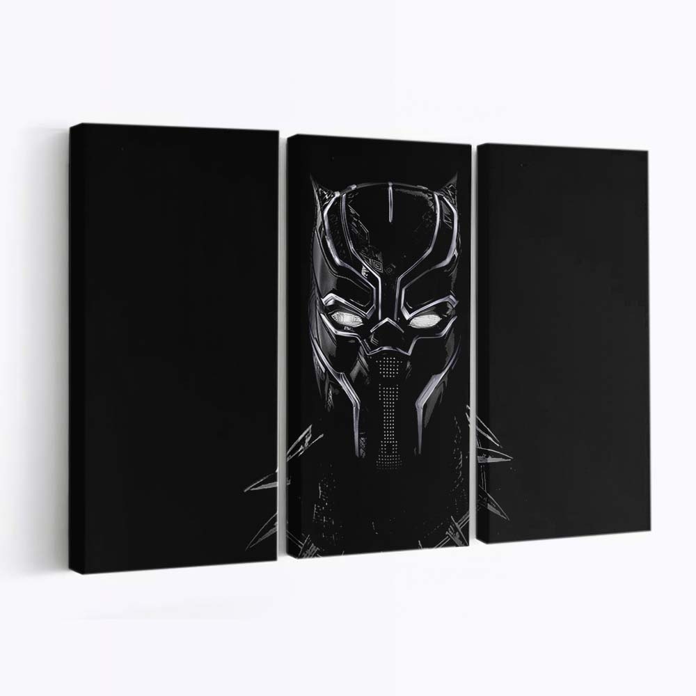 Black Panther Kunstwerk Leinwandbild - Marvel Wandbild 2