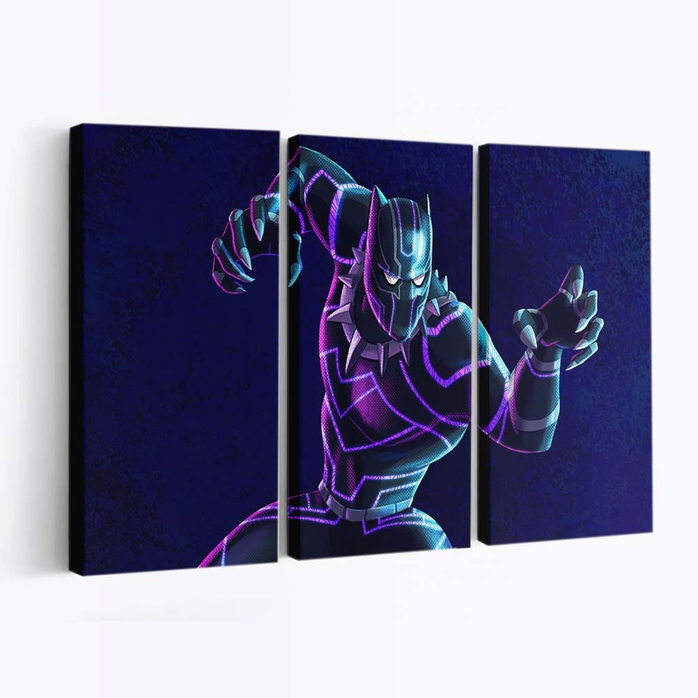 Black Panther Krallen Leinwandbild - Marvel Wandbild