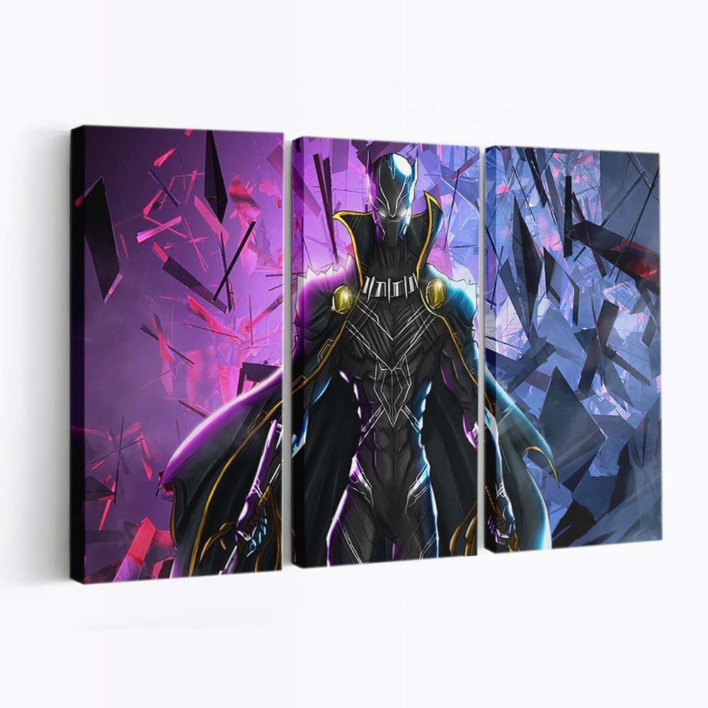 Black Panther Digitalkunst Leinwandbild - Marvel Wandbild