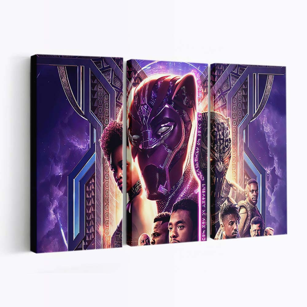 Black Panther Fanart Leinwandbild - Marvel Wandbild