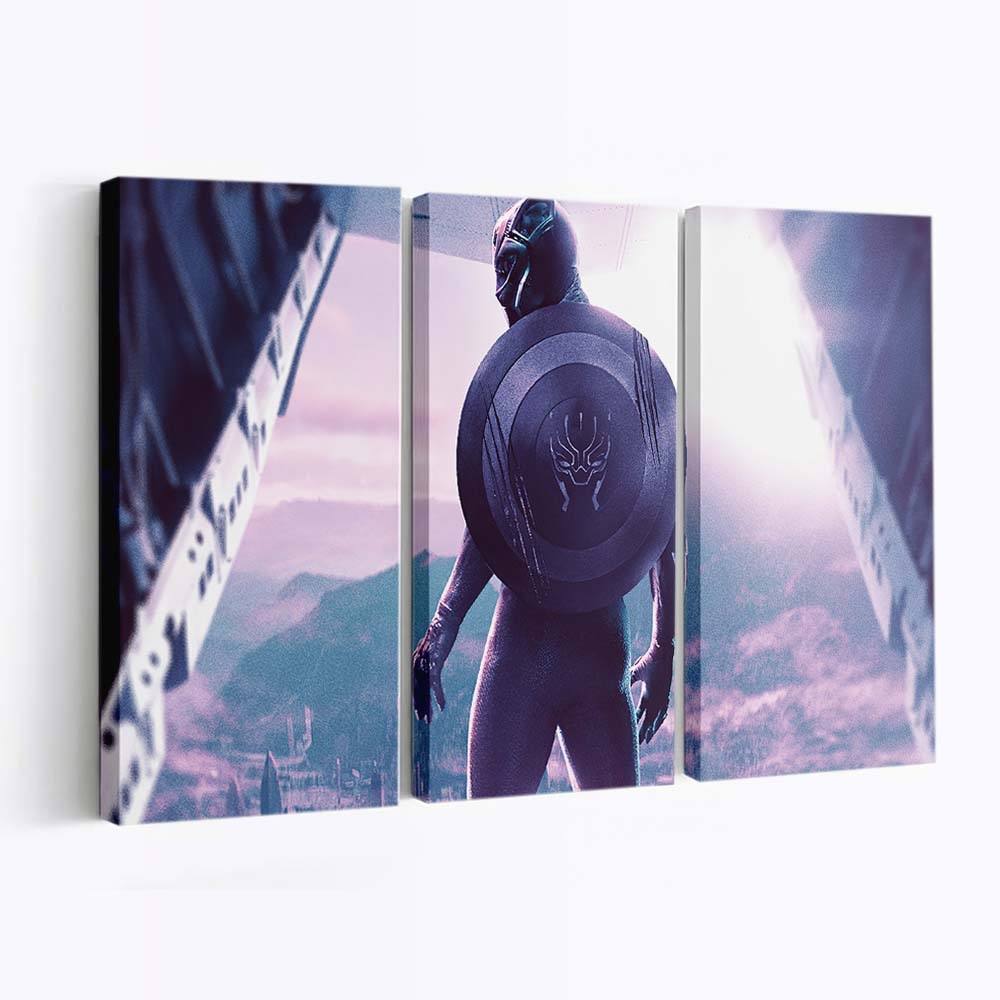 Black Panther Fanart Leinwandbild - Marvel Wandbild 2