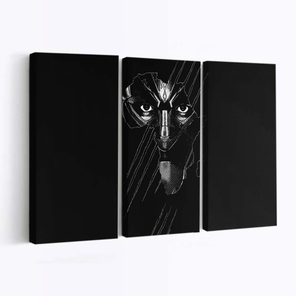 Black Panther Real 3D Leinwandbild - Marvel Wandbild