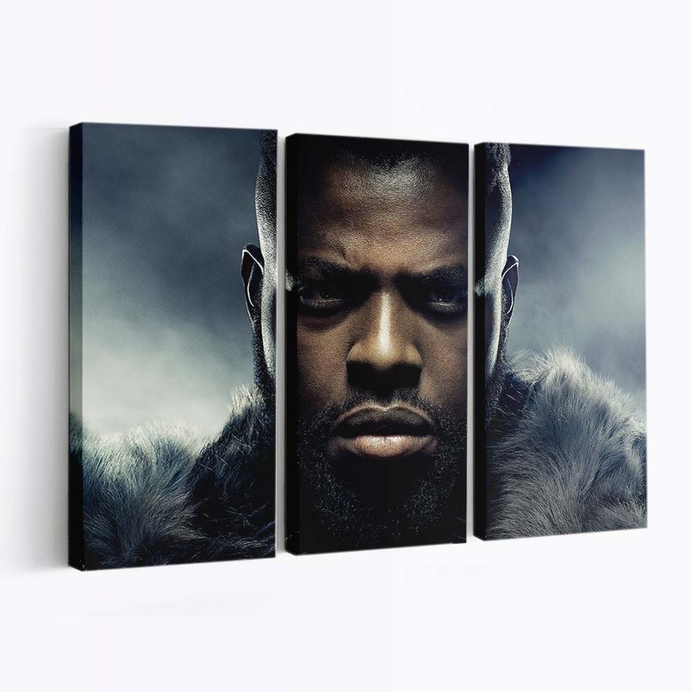 Black Panther Winston Duke als Mbaku Leinwandbild - Marvel Wandbild