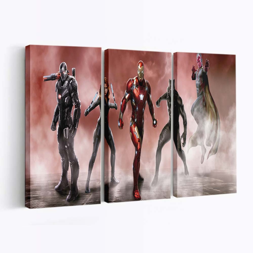 Kapitän Amerika Bürgerkrieg Beste Kunst Leinwandbild - Marvel Wandbild