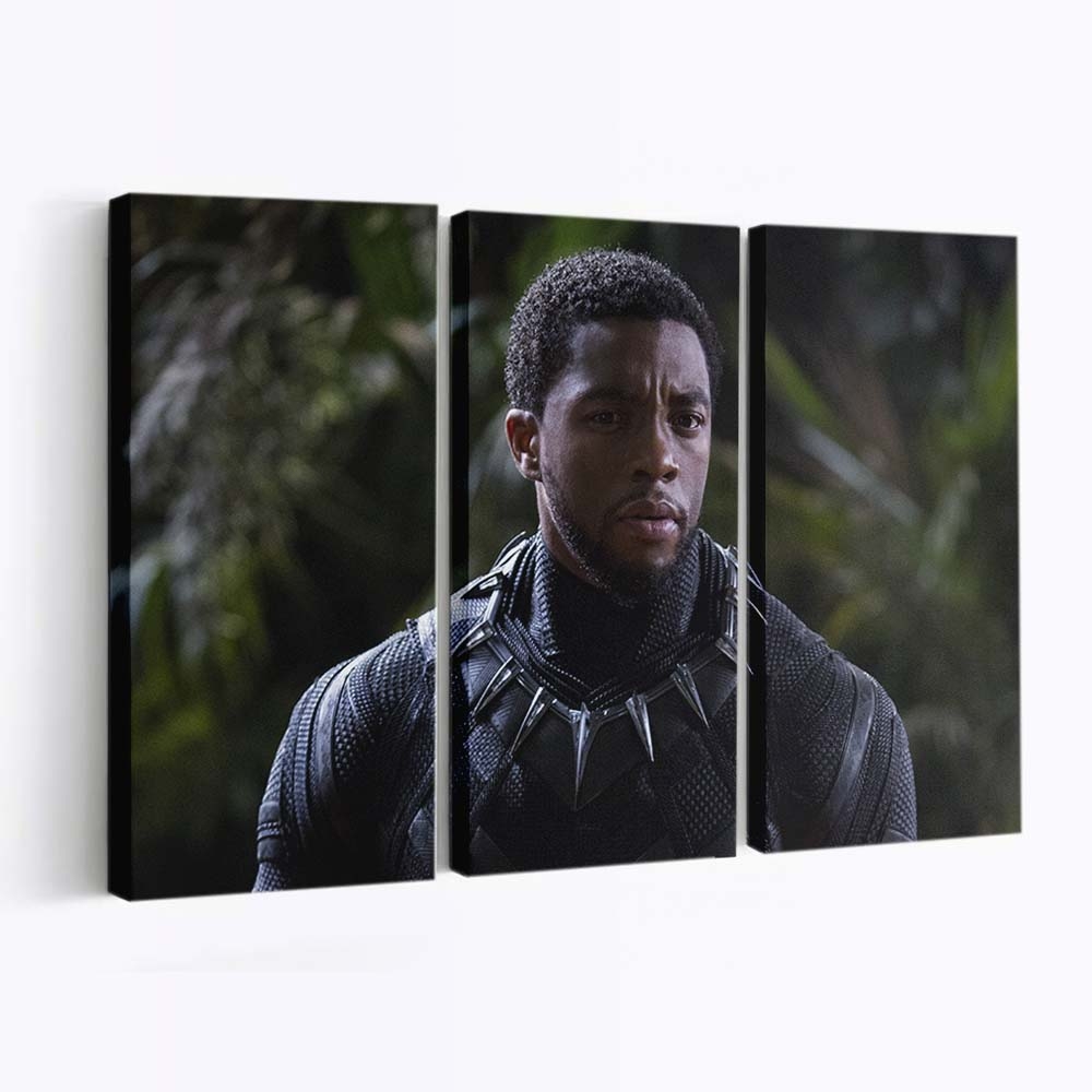 Chadwick Boseman Black Panther 208 Leinwandbild - Marvel Wandbild
